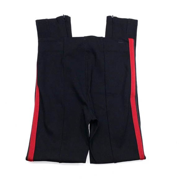 Sanctuary Track Sport Red Stripe Zipper Hem Pull on Ponte Pant Size Small - Picture 3 of 7